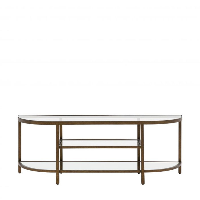 Laura Metal Media Unit in Bronze ( Due back In 28/11/24 )