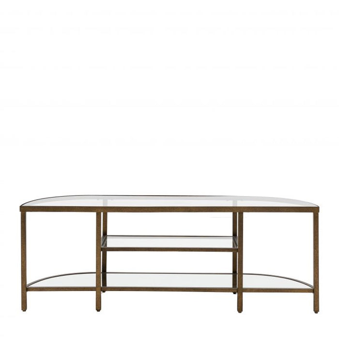 Laura Metal Media Unit in Bronze ( Due back In 28/11/24 )