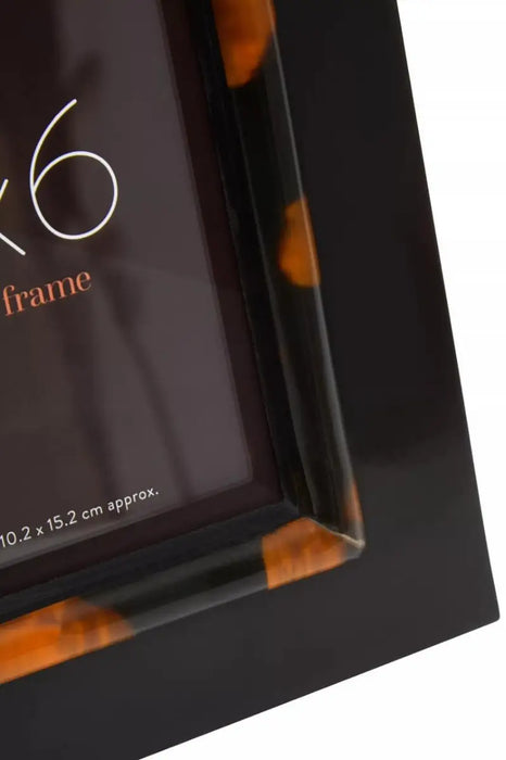 Roma 4 x 6 Inch Tortoise Shell Photo Frame