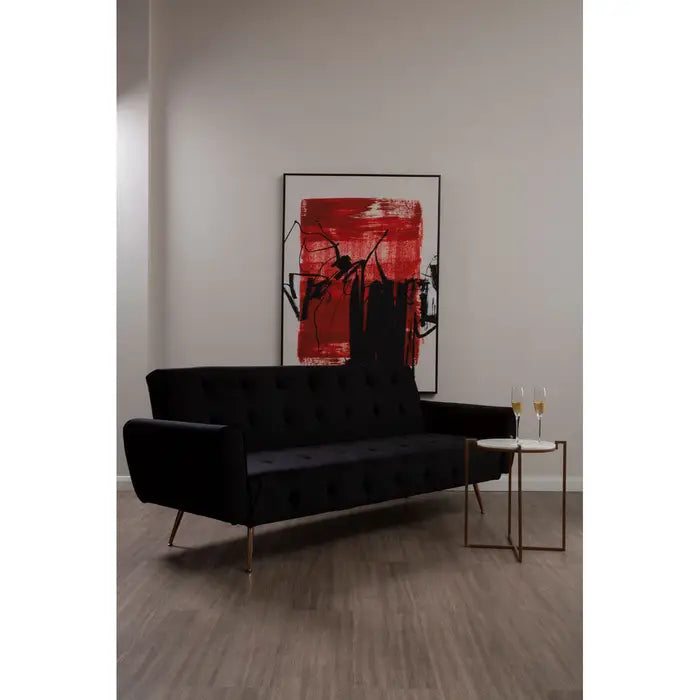 Astratto Red And Black Wall Art