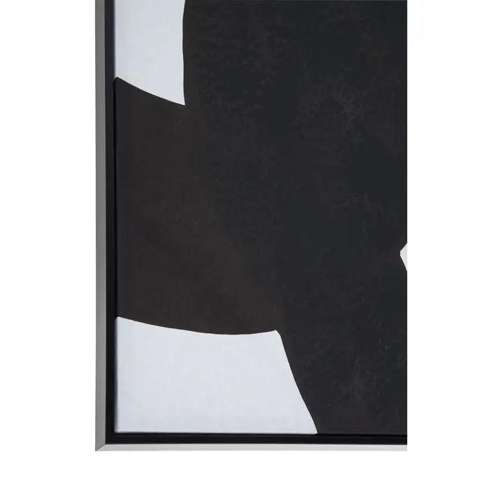 Striking Minimalist Canvas Wall Art – Bold Monochrome Abstract Design