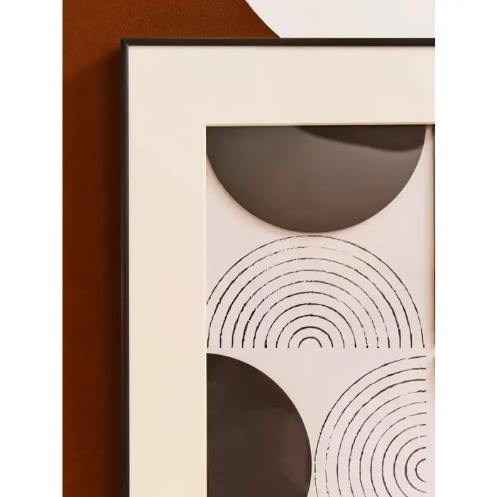 Nason MDF Wall Art In Black & White