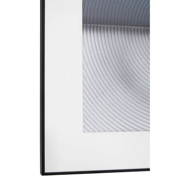 Nason Aluminium Wall Art In Grey & White