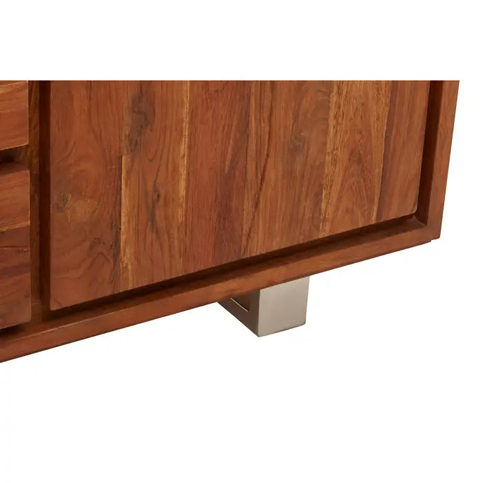 Simla Sideboard, Acacia Wood, Two Door, Three Drawers, Brown