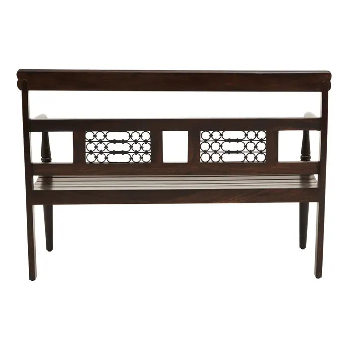 Srina Dark Sheesham Wood Bench