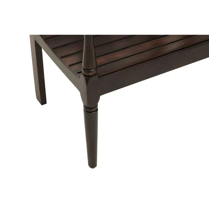 Srina Dark Sheesham Wood Bench