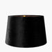 Johanna  Black Velvet Tapered Cylinder Shade- 35cm