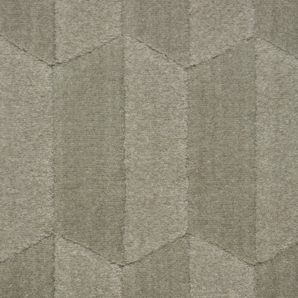 Chic Beige 3D Geometric Pattern Rug – Subtle Optical Illusion Design, Soft High-Pile Texture – Multiple Sizes