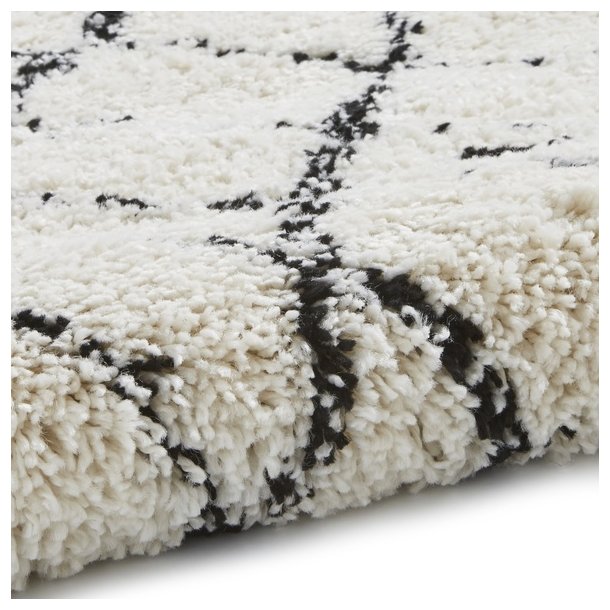 Bohemian Black & White Indoor Rug