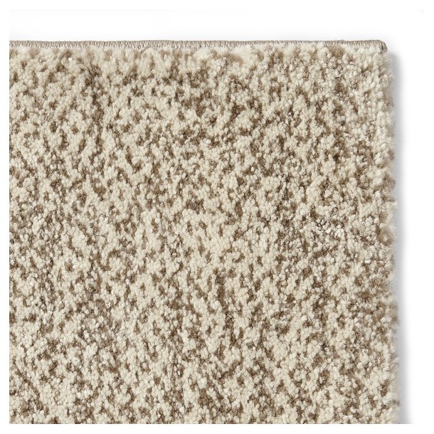 Contemporary Beige & Grey Block Pattern Rug – Multi-Texture Design – Multiple Sizes