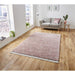 Elegant Rose Shaggy Area Rug with Tassel Detailing – Soft Blush Tones – Multiple Sizes