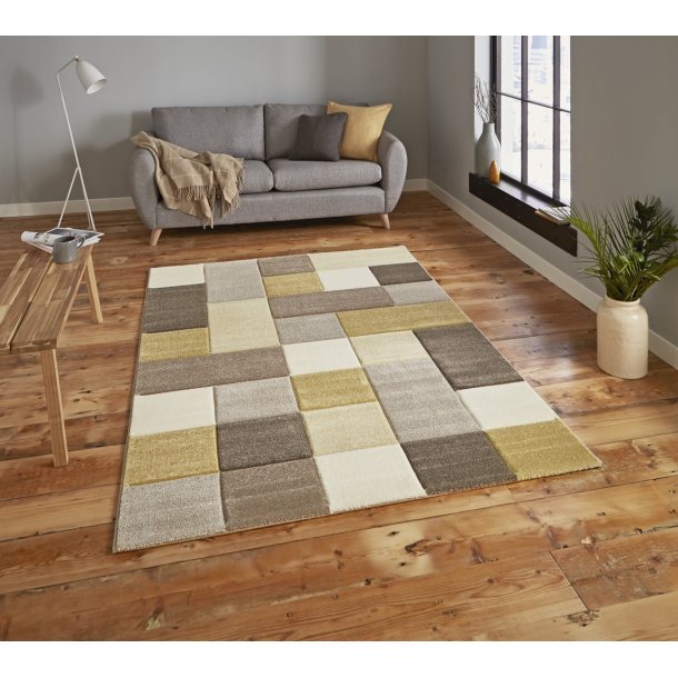 Jersey Beige & Yellow Indoor Rug