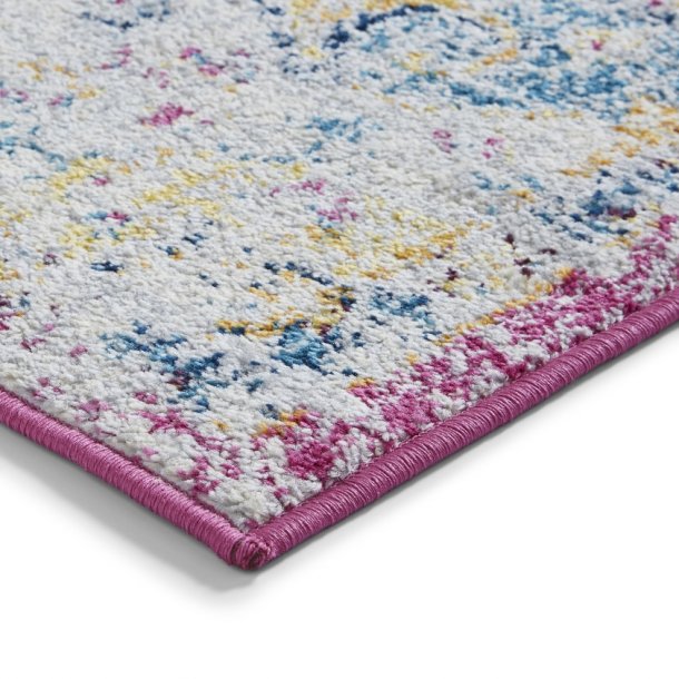 Guernsey Fuschia & Blue Indoor Rug