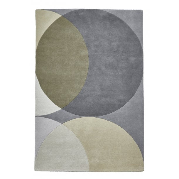 Elements Grey Circles Indoor Rug