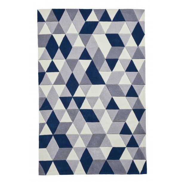 Cavendish Grey & Navy Indoor Rug