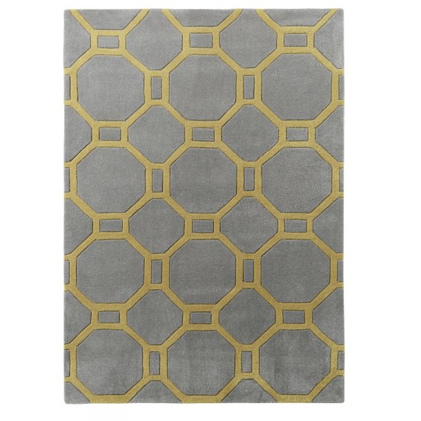 Cavendish Grey & Yellow Living Room Rug