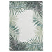 Stunning Light Beige & Green Tropical Leaf Outdoor Rug – Durable Polypropylene & Polyester – Multiple Sizes