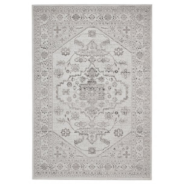 Florida Ivory & Black Living Room Rug