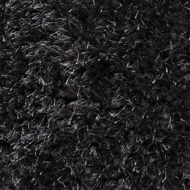 Plush Dark Grey Shaggy Rug – Luxurious High-Pile in Deep Charcoal Tone – Multiple Sizes