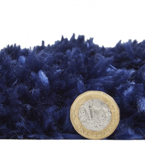 Luxurious Navy Shaggy Area Rug – Soft Plush High-Pile Comfort – Multiple Sizes