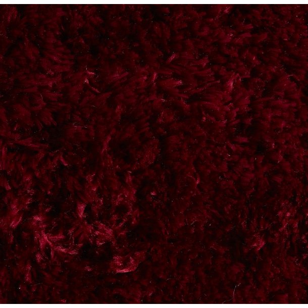 Luxurious Ruby Red Shaggy Area Rug – Plush High-Pile Texture – Multiple Sizes