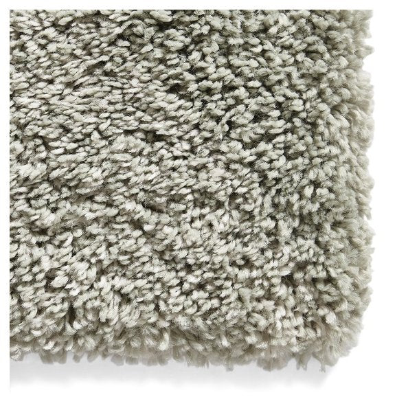 Modern Grey & Aqua Green Geometric Shaggy Rug – Soft Polypropylene Blend – Multiple Sizes