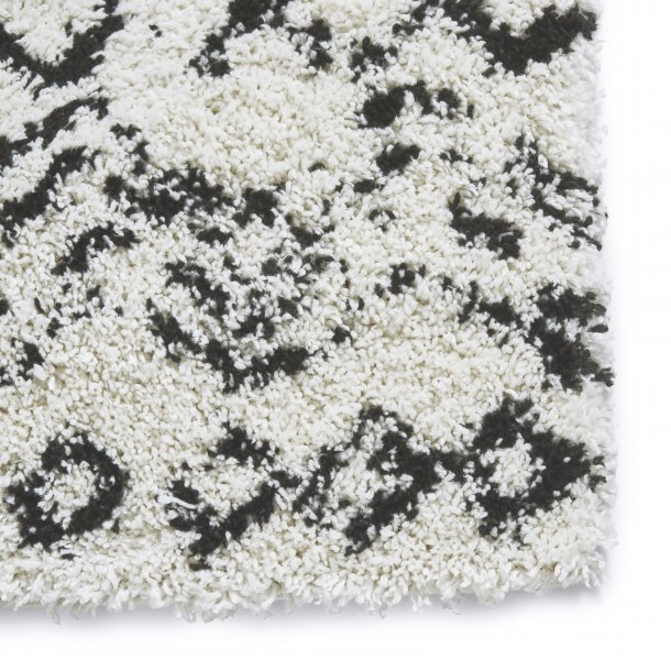 Bohemian Scandi White & Black Indoor Rug