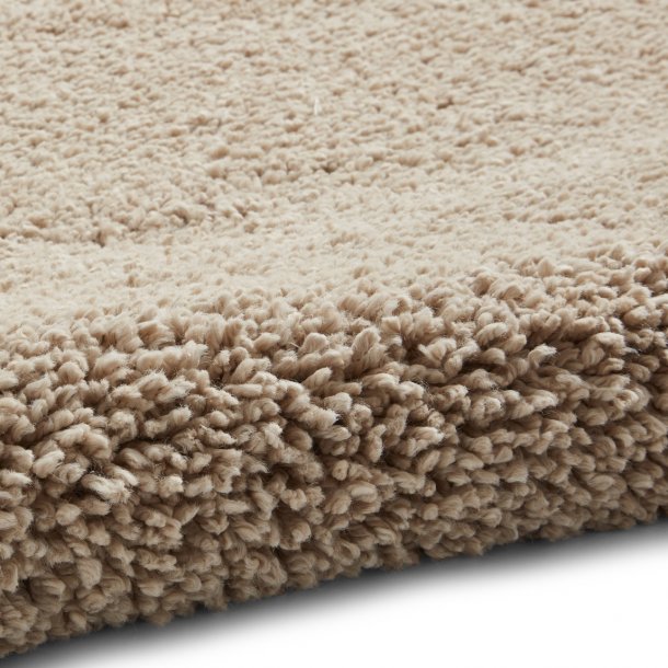 Hudson Plain Camel Shag Pile Indoor Rug