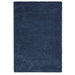 Luxurious Dark Blue Shaggy Area Rug – Soft & Plush Texture - Multiple Sizes