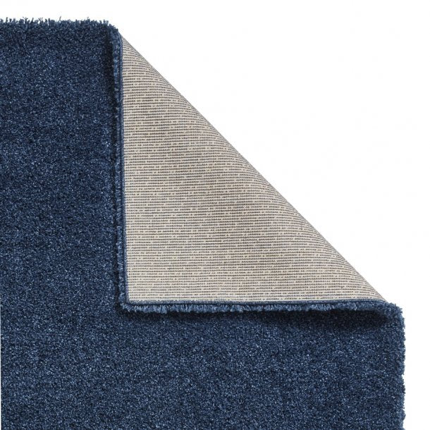 Luxurious Dark Blue Shaggy Area Rug – Soft & Plush Texture - Multiple Sizes