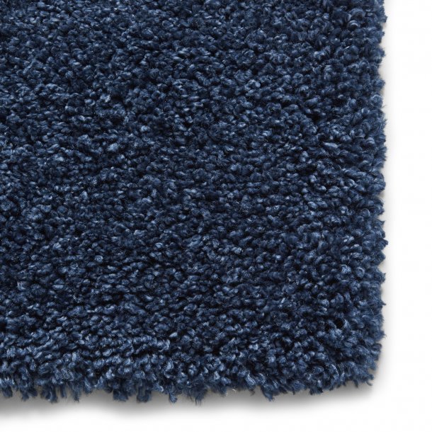 Luxurious Dark Blue Shaggy Area Rug – Soft & Plush Texture - Multiple Sizes