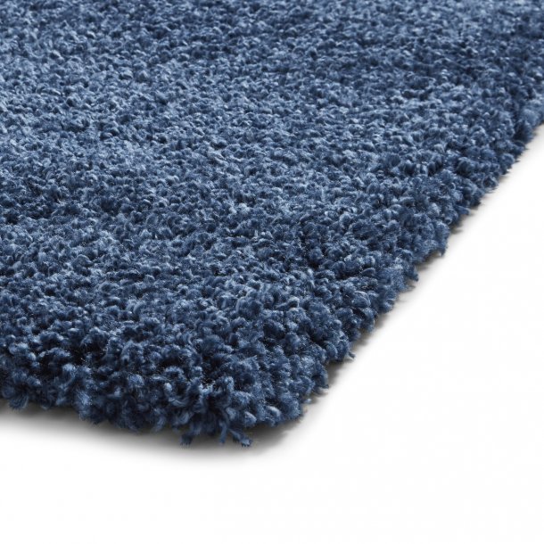 Luxurious Dark Blue Shaggy Area Rug – Soft & Plush Texture - Multiple Sizes