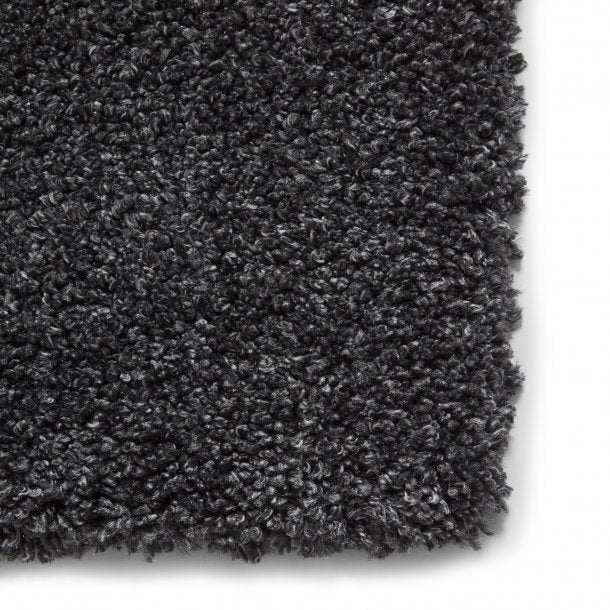 Elegant Dark Grey Shaggy Rug - Luxurious Soft Texture for Living Room – Multiple Sizes