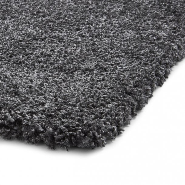 Elegant Dark Grey Shaggy Rug - Luxurious Soft Texture for Living Room – Multiple Sizes