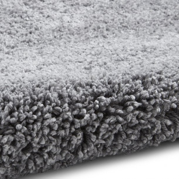 Luxurious Soft Grey Shaggy Rug - Cozy & Versatile Living Room Carpet - Multiple Sizes