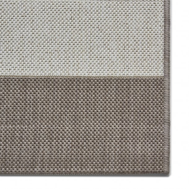 Lounge Outdoor Rug, Striped, Beige & Cream ( 3 Sizes )