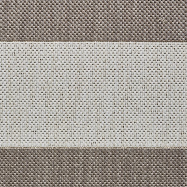 Lounge Outdoor Rug, Striped, Beige & Cream ( 3 Sizes )