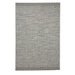 Outdoor Silver & Black Woven Patio Rug - Modern Weather-Resistant Design - Multiple Sizes