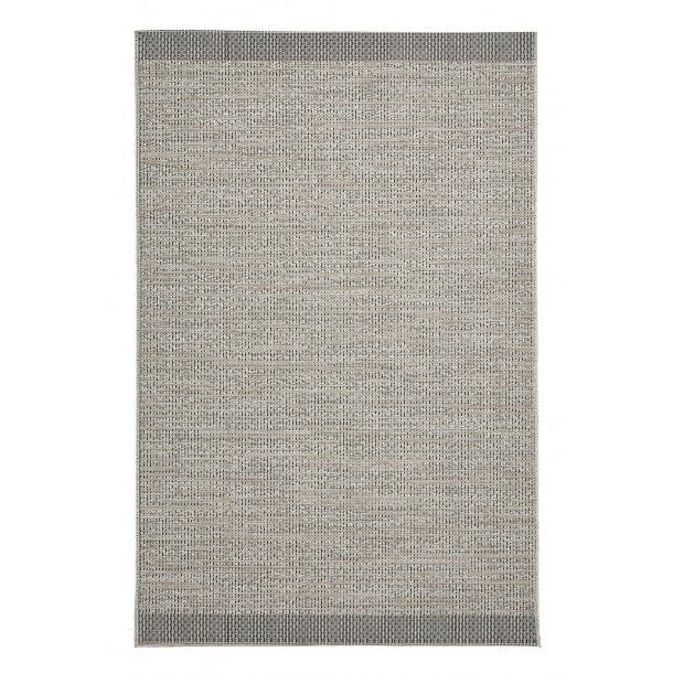 Elegant Beige & Black Outdoor Area Rug - Modern Geometric Design - Multiple Sizes