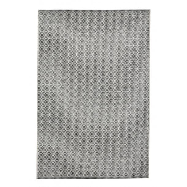 Ivory & Black Geometric Outdoor Rug - Stylish Weather-Resistant Design - Multiple Sizes