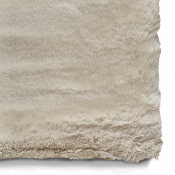 Indy Plain Beige Shaggy Indoor Rug