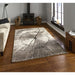 Luxury Beige Tree Ring Design Rug – High-Quality Polypropylene Blend – Multiple Sizes