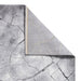  Modern Grey Cracked Earth Pattern Rug – High-Density Polypropylene Blend – Multiple Sizes