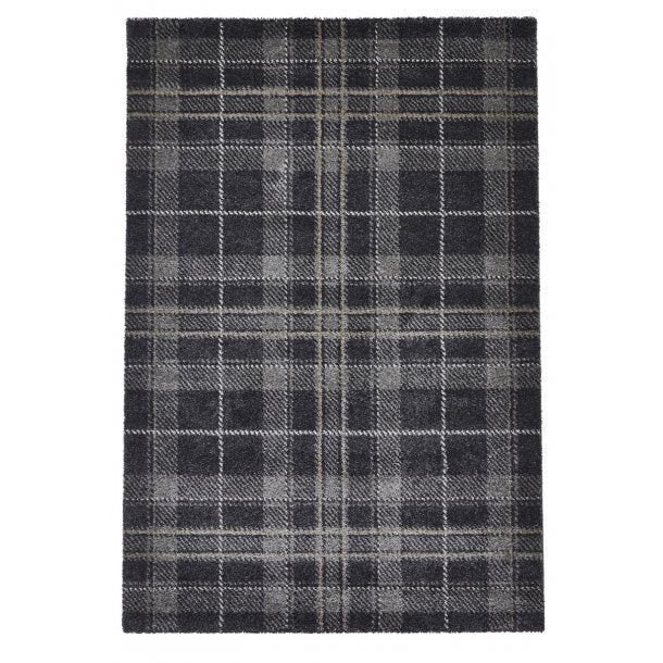 Fife Dark Grey Living Room Rug