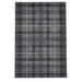 Modern Light Grey & Blue Plaid Area Rug - Classic Tartan Pattern - Multiple Sizes Available