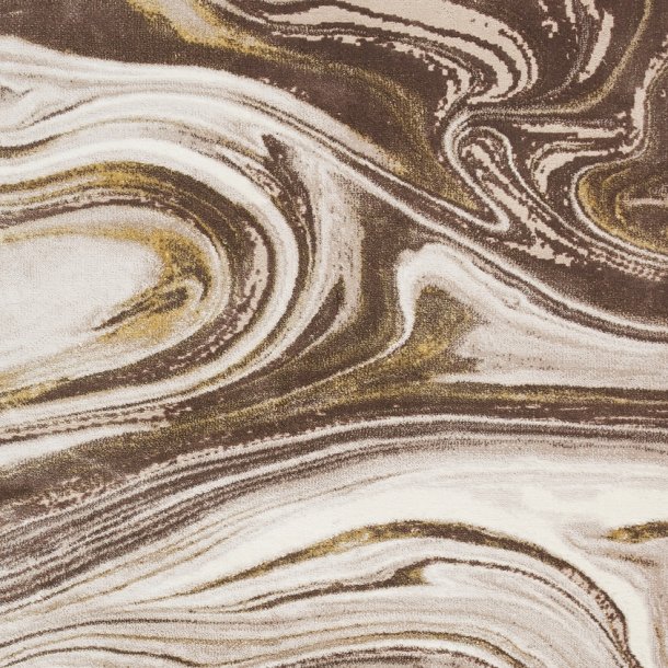 Luxurious Beige & Gold Swirl Marble Rug – Elegant Abstract Design – Multiple Sizes