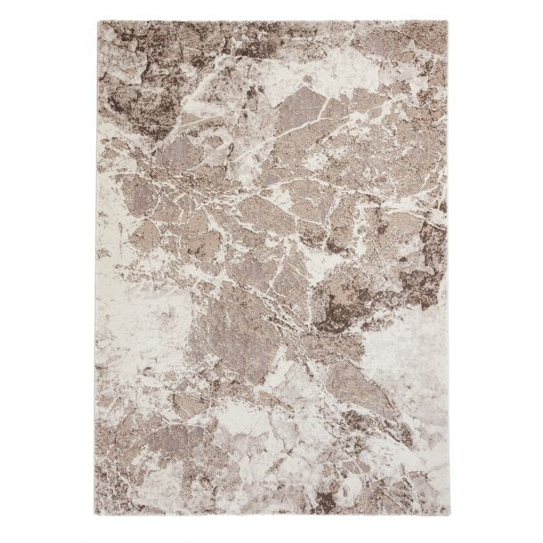 Modern Beige & Silver Abstract Area Rug – Soft Distressed Design for Elegant Interiors – Multiple Sizes