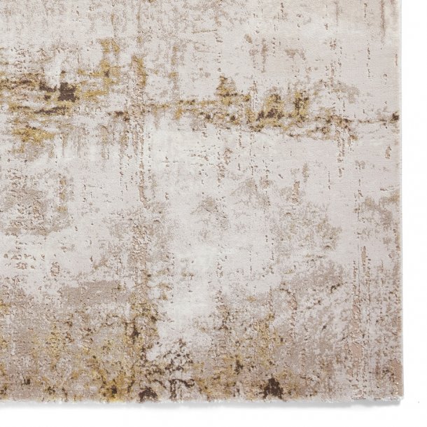 Luxe Beige & Gold Abstract Area Rug – Soft Distressed Texture – Multiple Sizes