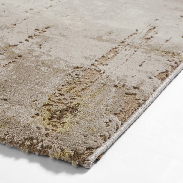 Rome Gold & Beige Living Room Rug