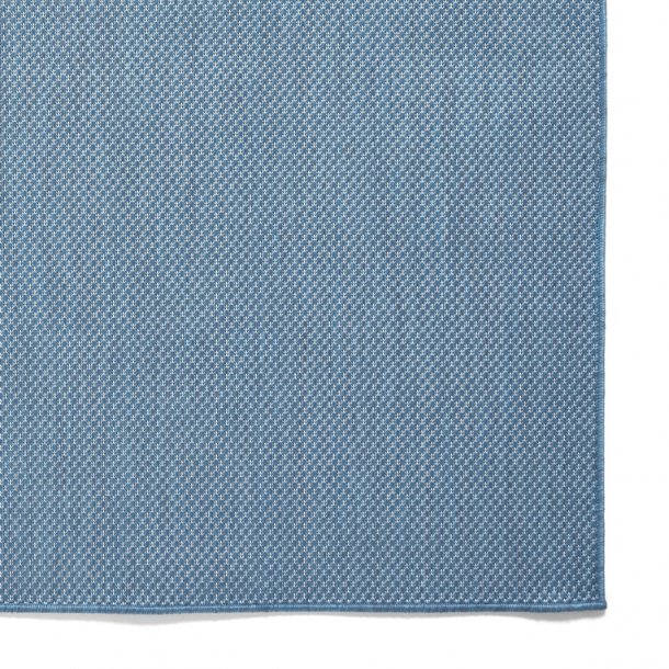 Durable Blue Outdoor & Indoor Flatweave Rug – Modern Design – Multiple Sizes